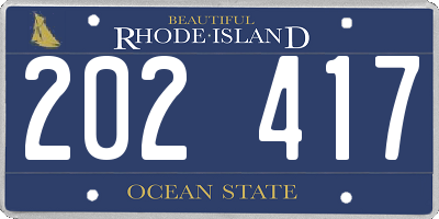 RI license plate 202417