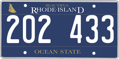 RI license plate 202433