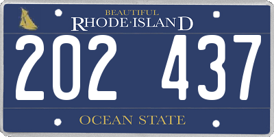 RI license plate 202437