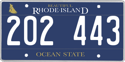 RI license plate 202443