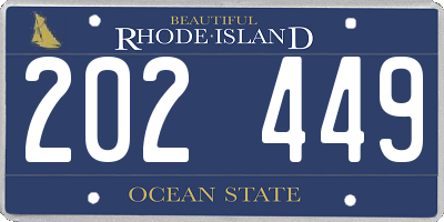 RI license plate 202449