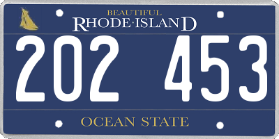 RI license plate 202453