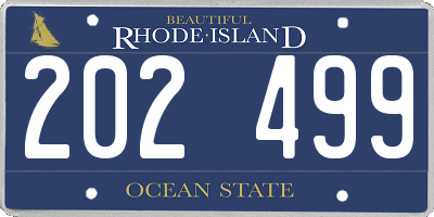 RI license plate 202499