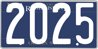 RI license plate 2025