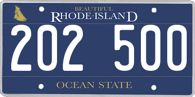 RI license plate 202500