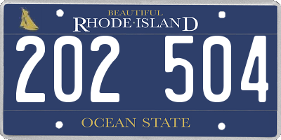 RI license plate 202504