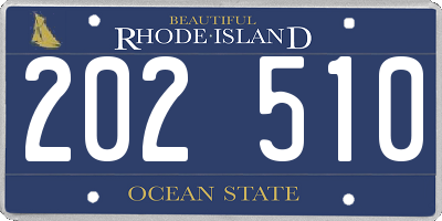 RI license plate 202510