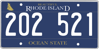 RI license plate 202521
