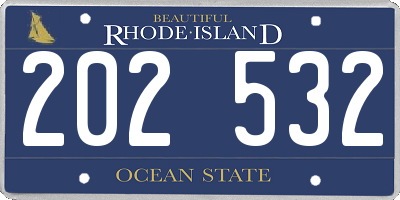 RI license plate 202532