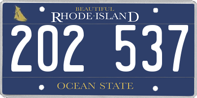 RI license plate 202537