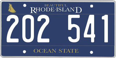 RI license plate 202541