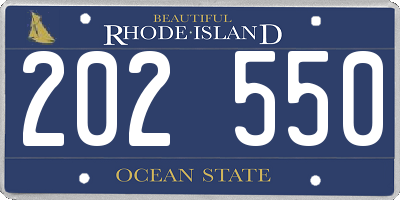 RI license plate 202550