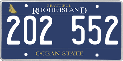 RI license plate 202552
