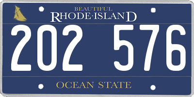 RI license plate 202576