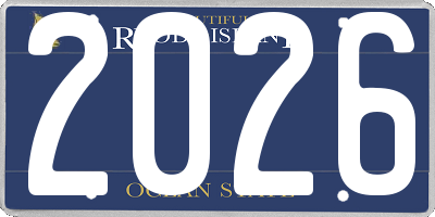 RI license plate 2026