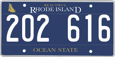 RI license plate 202616