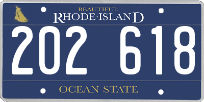 RI license plate 202618
