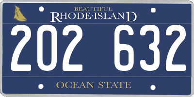 RI license plate 202632