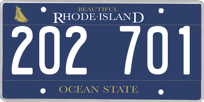 RI license plate 202701
