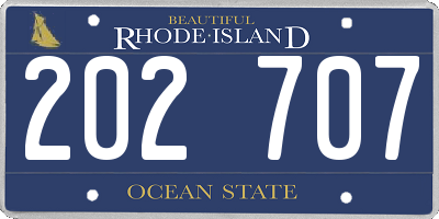 RI license plate 202707