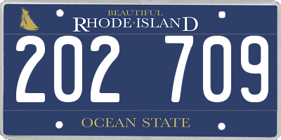 RI license plate 202709