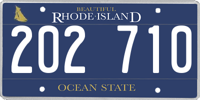 RI license plate 202710