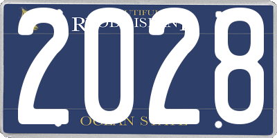 RI license plate 2028