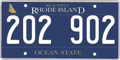 RI license plate 202902