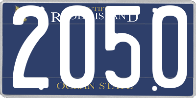 RI license plate 2050
