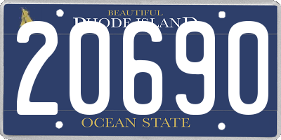 RI license plate 20690