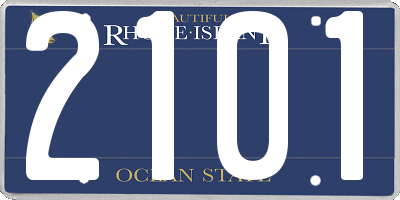 RI license plate 2101