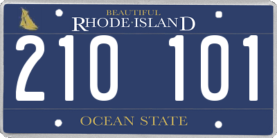 RI license plate 210101
