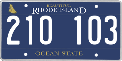 RI license plate 210103