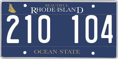 RI license plate 210104