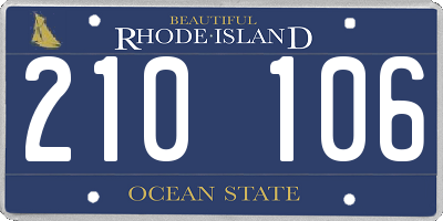 RI license plate 210106