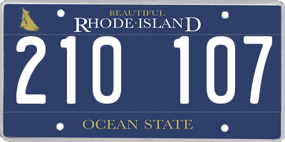 RI license plate 210107