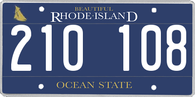 RI license plate 210108