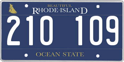 RI license plate 210109