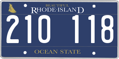RI license plate 210118