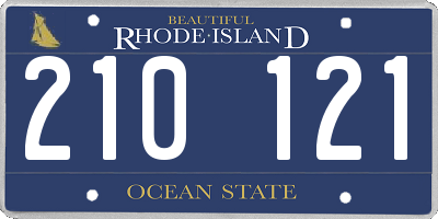 RI license plate 210121