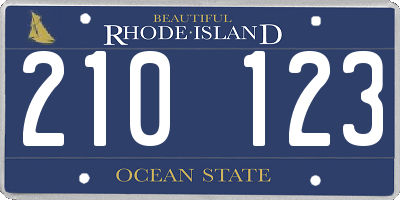 RI license plate 210123