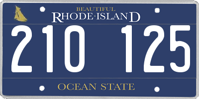 RI license plate 210125