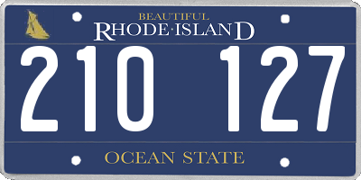 RI license plate 210127