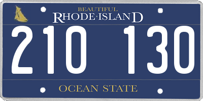 RI license plate 210130