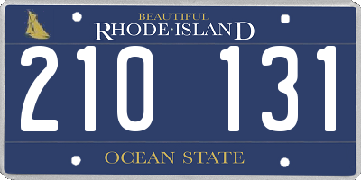 RI license plate 210131