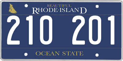 RI license plate 210201