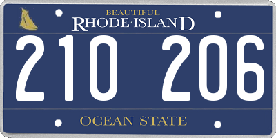 RI license plate 210206
