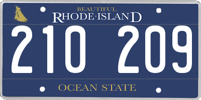 RI license plate 210209
