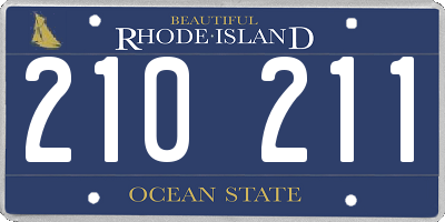 RI license plate 210211