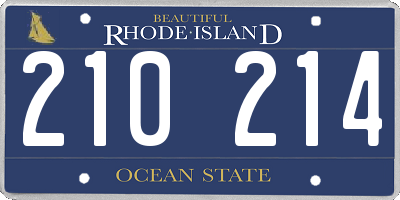 RI license plate 210214